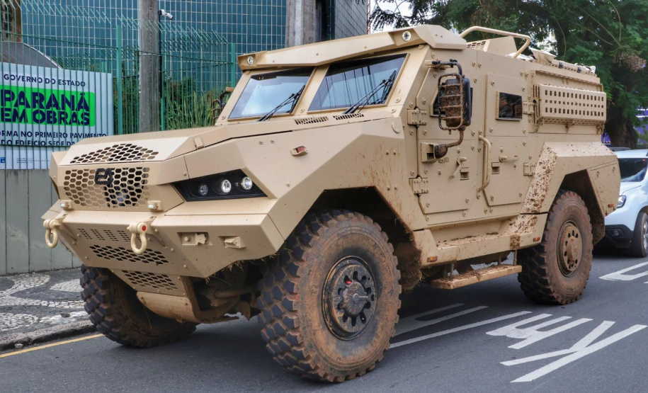 Paraná planeja compra de 12 blindados para as polícias