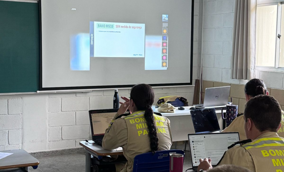 CBMPR inicia plano anual de instrução contra incêndios