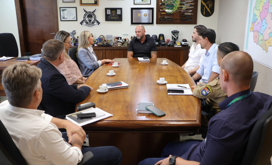 Secretário recebe comitiva de Clevelândia