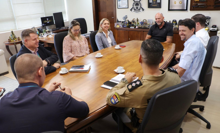 Secretário recebe comitiva de Clevelândia