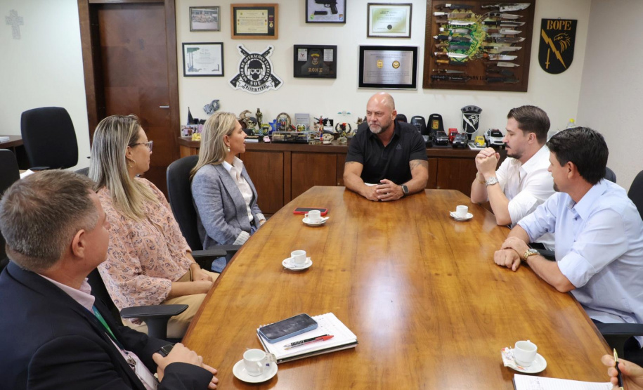 Secretário recebe comitiva de Clevelândia