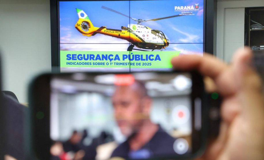 Paraná supera marca histórica de 2024 e volta a reduzir criminalidade no início de 2025
