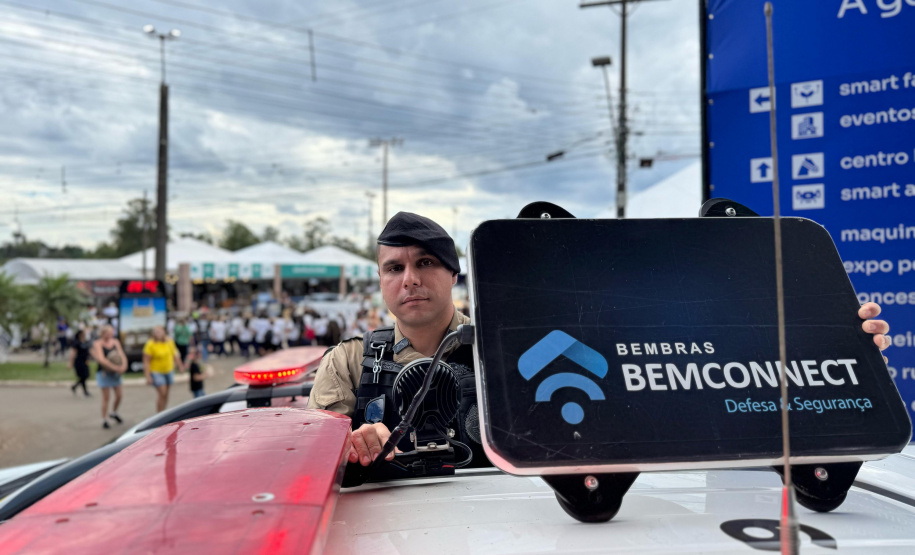 Estado inicia testes de conexão via satélite em viaturas da Patrulha Rural da PM