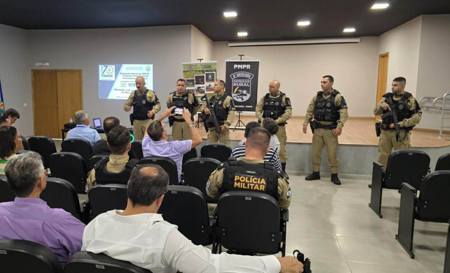 Com Patrulha Rural da PMPR, número de roubos no campo cai 34,6% em três anos no Paraná