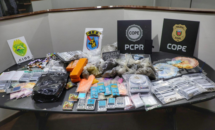 PCPR apreende mais de seis quilos de drogas em hotéis usados pelo tráfico no centro de Curitiba