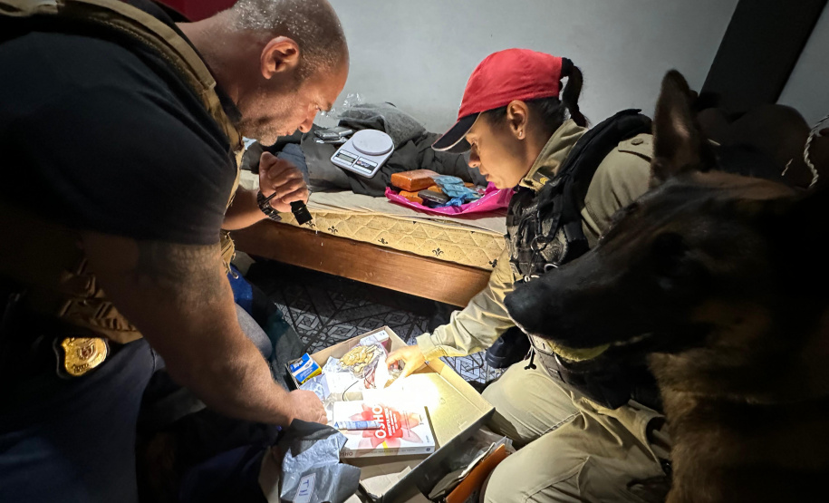 PCPR apreende mais de seis quilos de drogas em hotéis usados pelo tráfico no centro de Curitiba