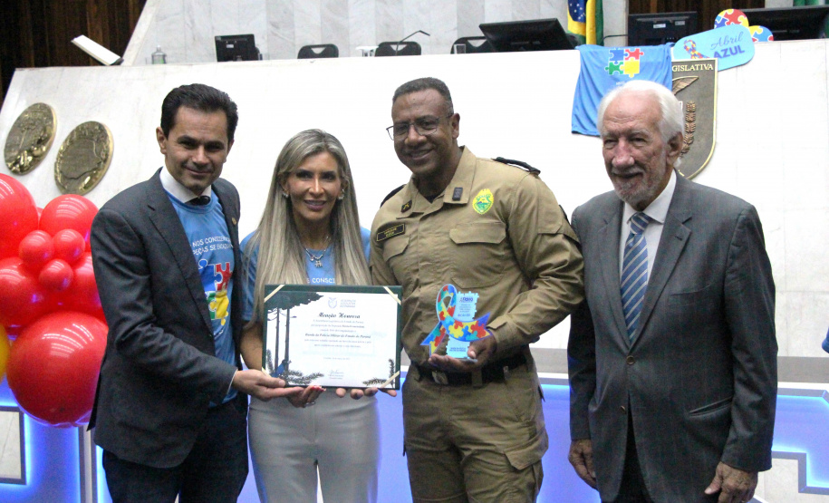 PMPR é homenageada na Assembleia Legislativa do Paraná pelo trabalho voltado às pessoas com TEA