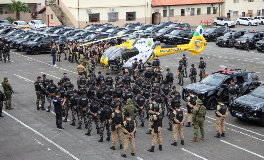 Polícia Militar do Paraná deflagra operação de reforço tático em Curitiba