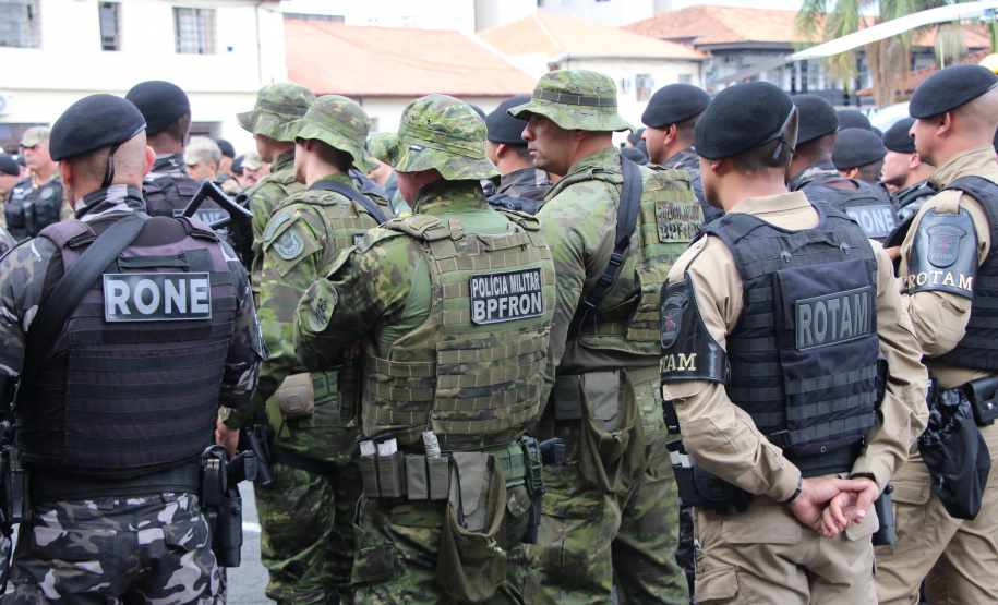 Polícia Militar do Paraná deflagra operação de reforço tático em Curitiba