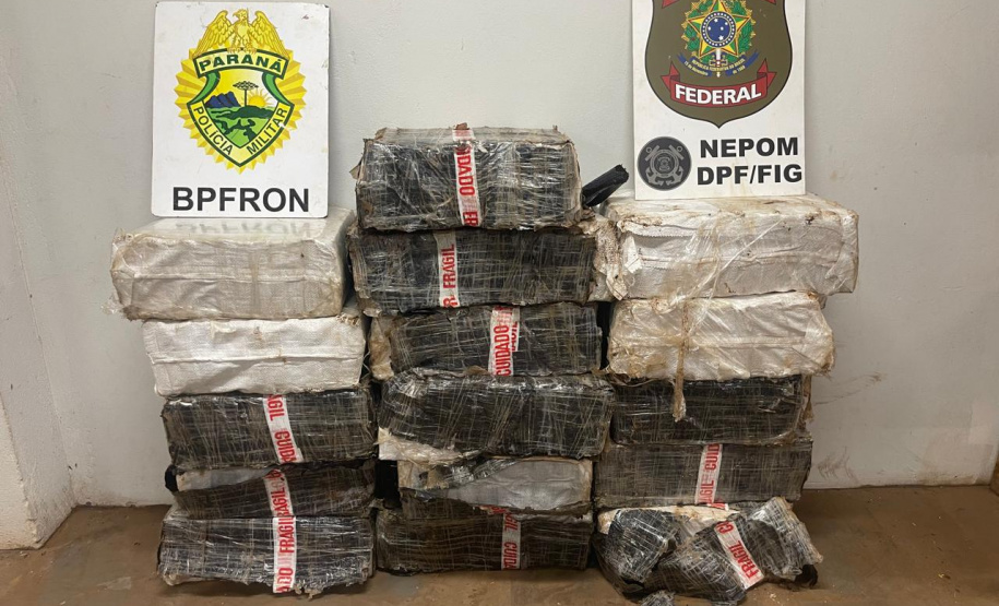 PMPR apreende meia tonelada de droga durante Operação Protetor de Fronteiras e Divisas