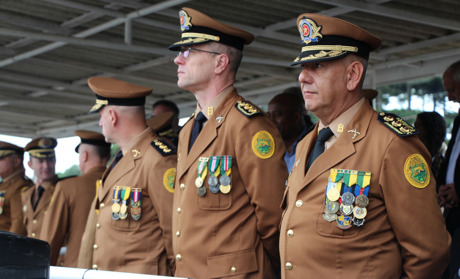 Polícia Militar do Paraná realiza solenidade alusiva a Tiradentes na Academia do Guatupê