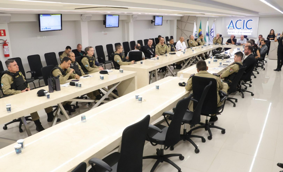 Sesp promove reunião de planejamento da Operação Cidade Segura na região Oeste e Sudoeste