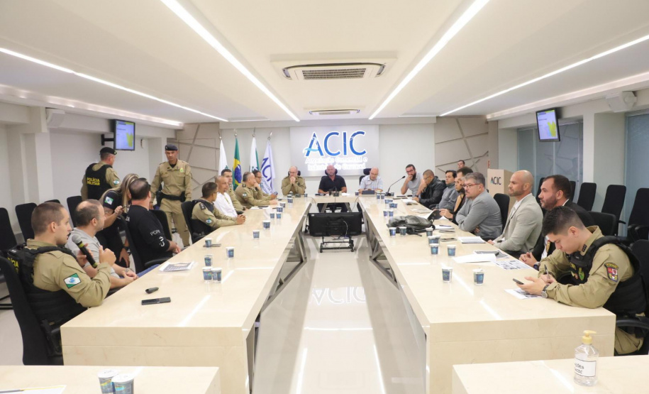 Sesp promove reunião de planejamento da Operação Cidade Segura na região Oeste e Sudoeste