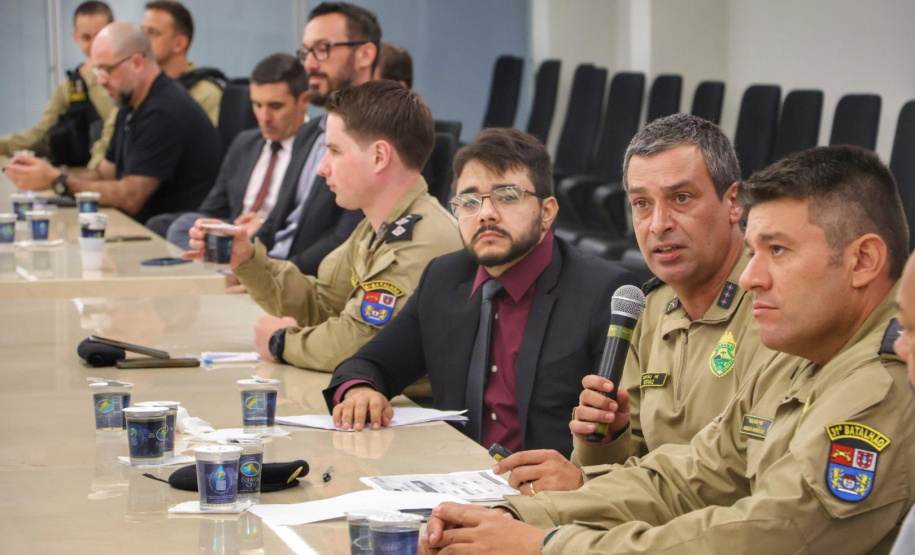 Sesp promove reunião de planejamento da Operação Cidade Segura na região Oeste e Sudoeste