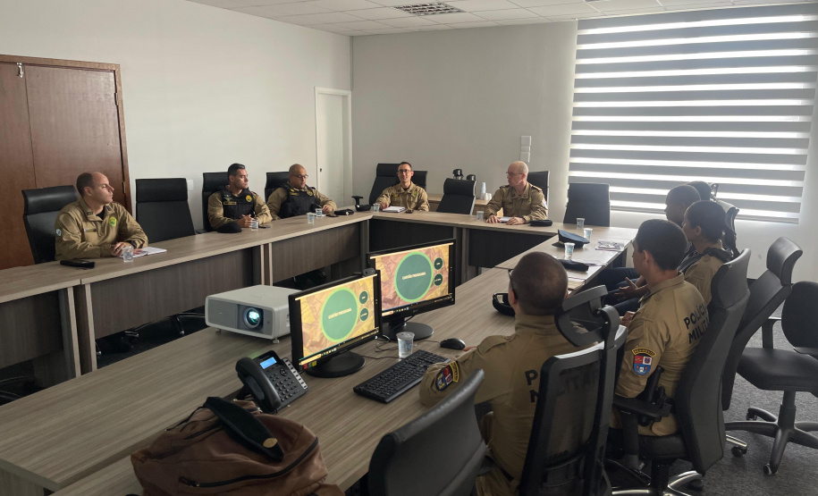 PMPR e Guarda Municipal de Curitiba alinham estratégias para reforçar Operação Centro Seguro