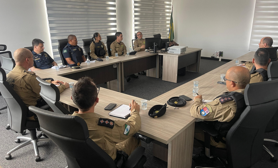 PMPR e Guarda Municipal de Curitiba alinham estratégias para reforçar Operação Centro Seguro