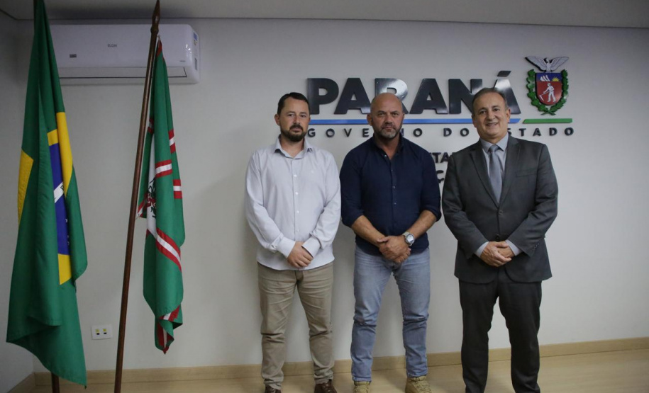 Secretário Hudson recebe deputado estadual Moacyr Fadel