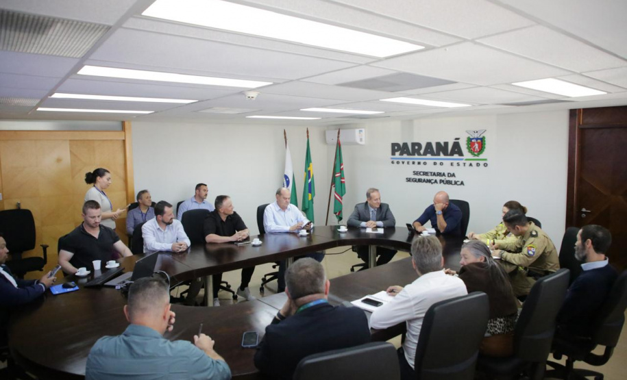 Secretário Hudson recebe deputado estadual Moacyr Fadel