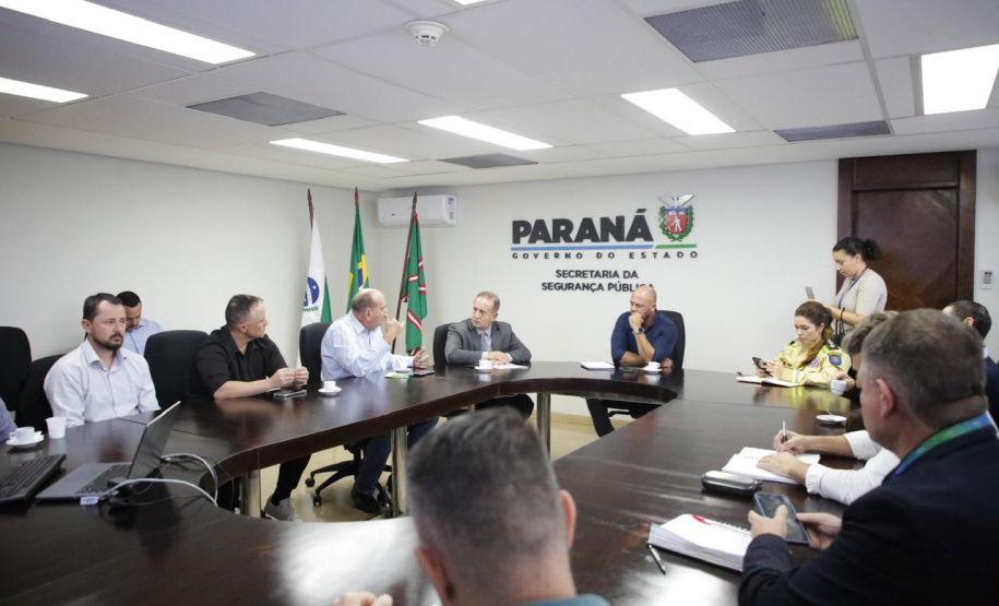 Secretário Hudson recebe deputado estadual Moacyr Fadel