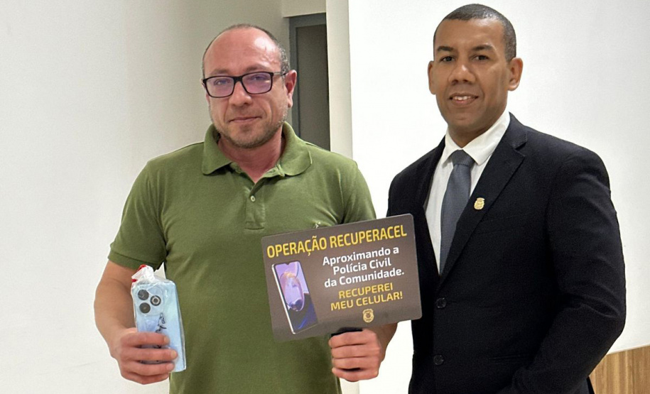 PCPR recupera e devolve mais de 100 celulares roubados ou furtados em Cascavel