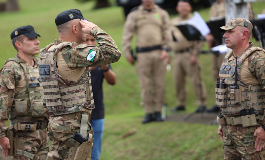PMPR realiza solenidade que marca troca de comando do BOPE