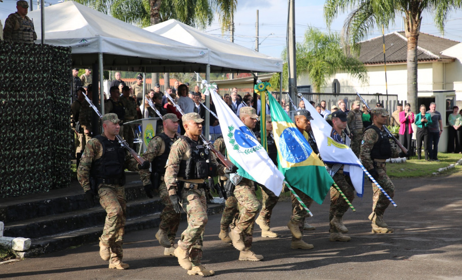 PMPR realiza solenidade que marca troca de comando do BOPE