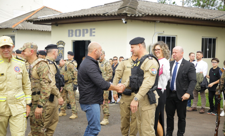 PMPR realiza solenidade que marca troca de comando do BOPE