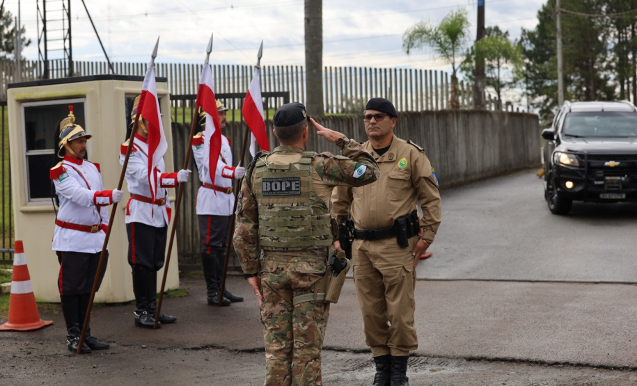 PMPR realiza solenidade que marca troca de comando do BOPE