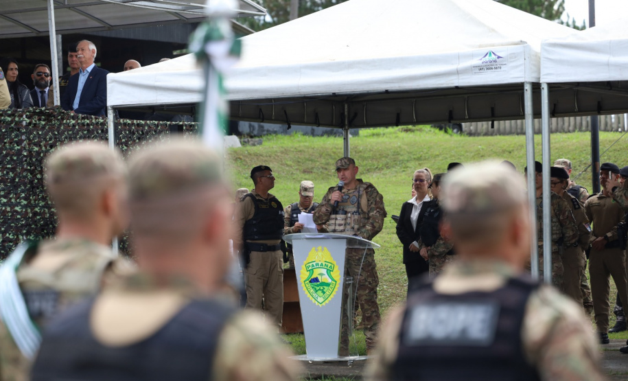 PMPR realiza solenidade que marca troca de comando do BOPE
