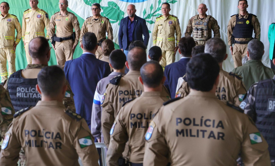 Solenidade em Curitiba marca passagem de comando do BPMOA
