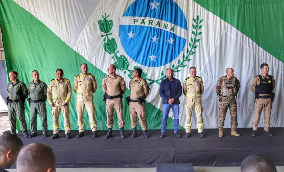 Solenidade em Curitiba marca passagem de comando do BPMOA