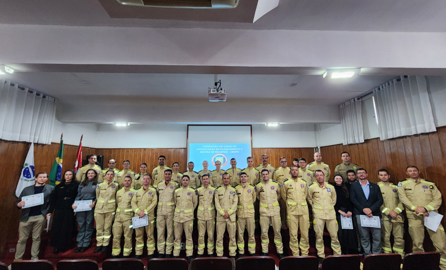 CBMPR conclui 1º Curso de Capacitação em Planejamento e Gestão de Projetos