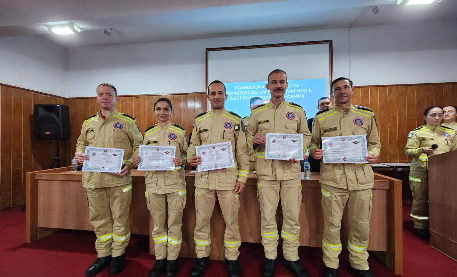 CBMPR conclui 1º Curso de Capacitação em Planejamento e Gestão de Projetos