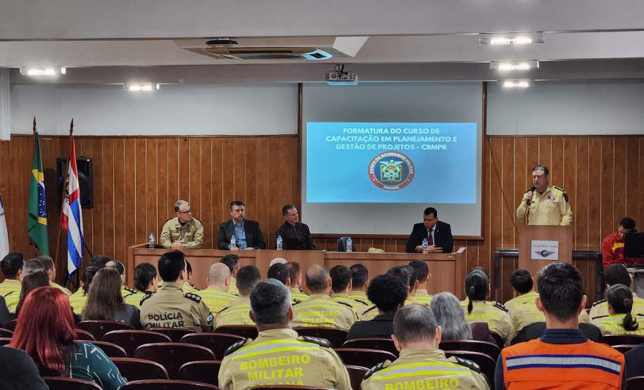 CBMPR conclui 1º Curso de Capacitação em Planejamento e Gestão de Projetos