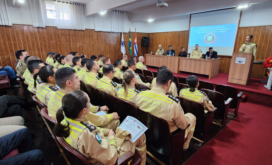 CBMPR conclui 1º Curso de Capacitação em Planejamento e Gestão de Projetos