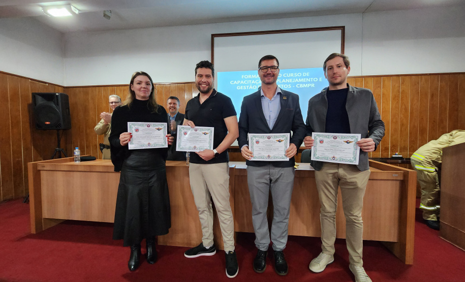CBMPR conclui 1º Curso de Capacitação em Planejamento e Gestão de Projetos