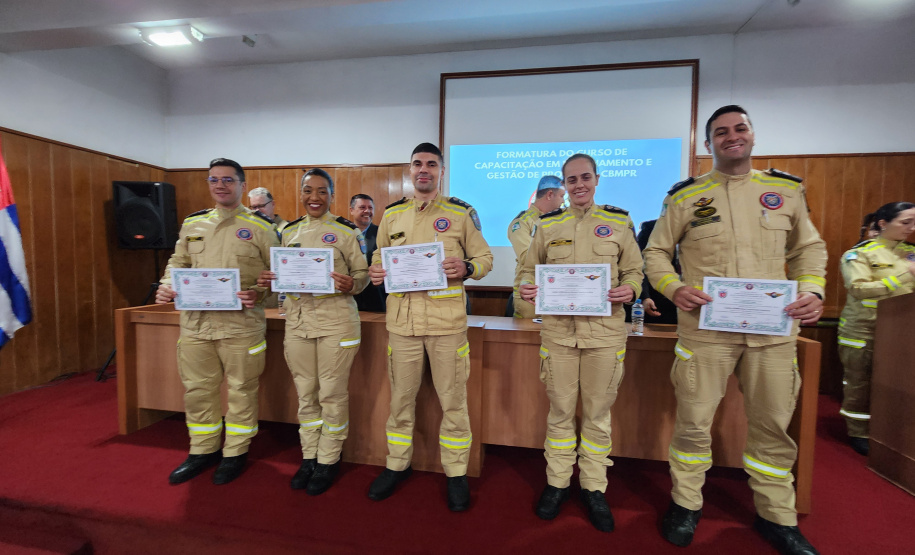 CBMPR conclui 1º Curso de Capacitação em Planejamento e Gestão de Projetos