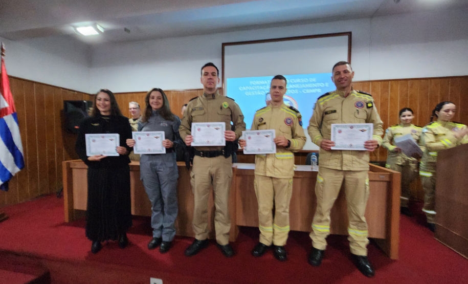 CBMPR conclui 1º Curso de Capacitação em Planejamento e Gestão de Projetos