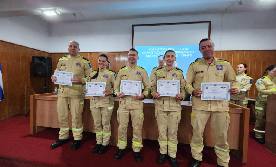 CBMPR conclui 1º Curso de Capacitação em Planejamento e Gestão de Projetos