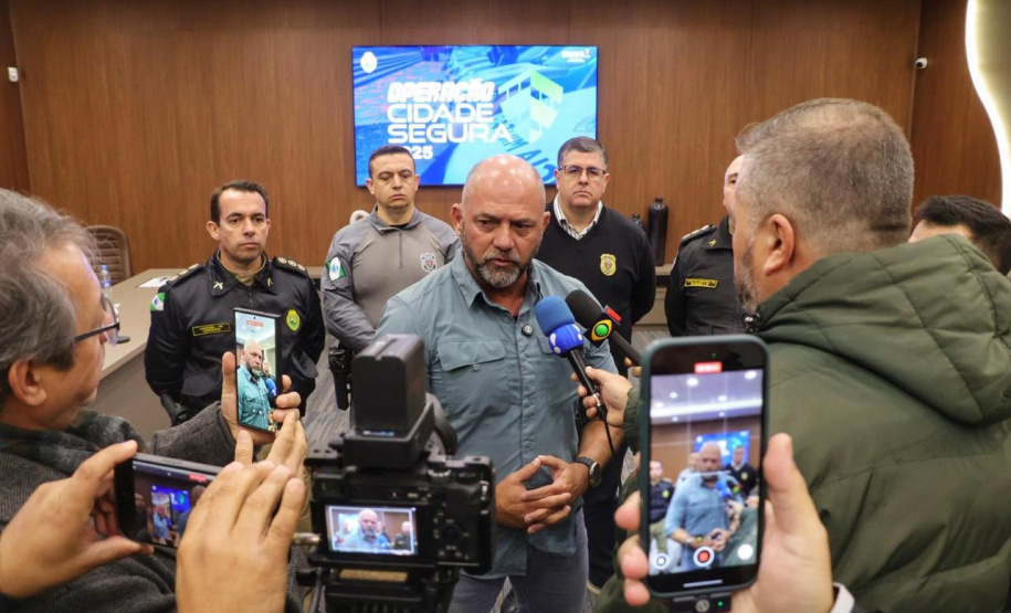 Secretário da Segurança participa de reunião para planejar Cidade Segura em Guarapuava