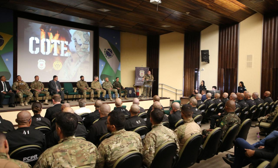 PCPR promove nova edição de curso que forma policiais para grupos de elite