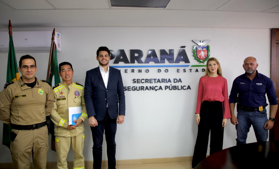 Secretário Hudson recebe a deputada federal Luisa Canziani