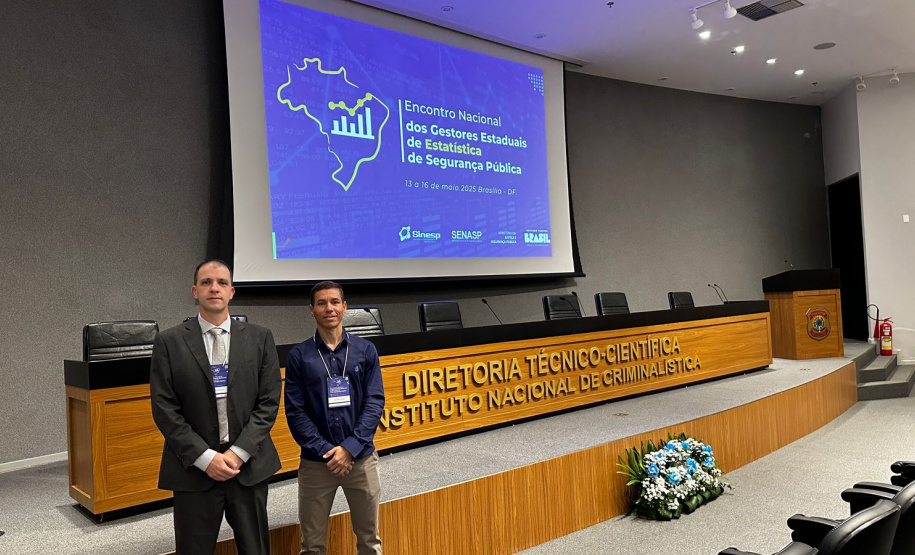 Paraná participa do 1° Encontro Nacional dos Gestores Estaduais de Estatística de Segurança Pública, em Brasília
