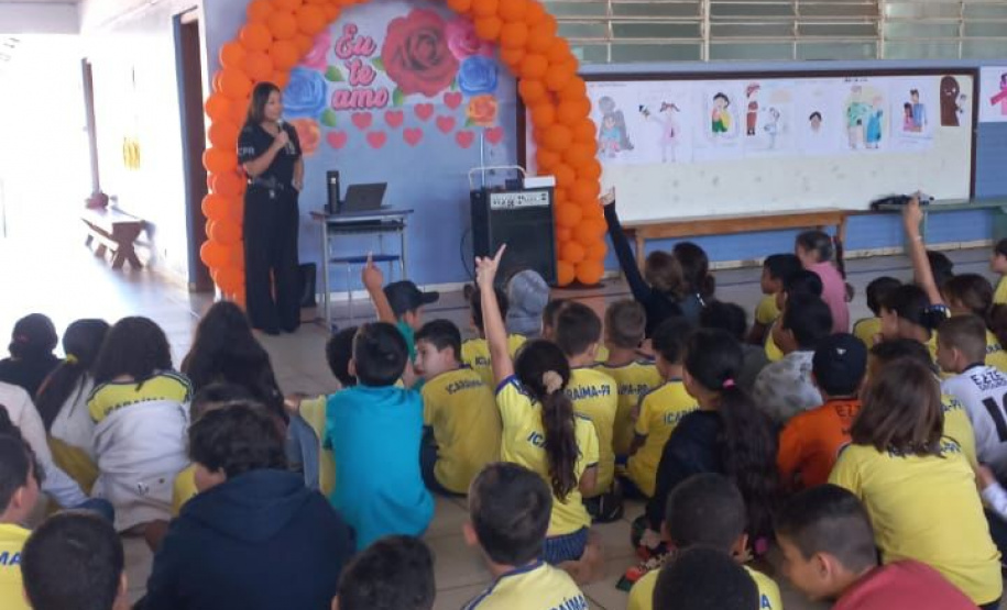 PCPR realiza palestra sobre prevenção da violência e proteção infantil em Icaraíma