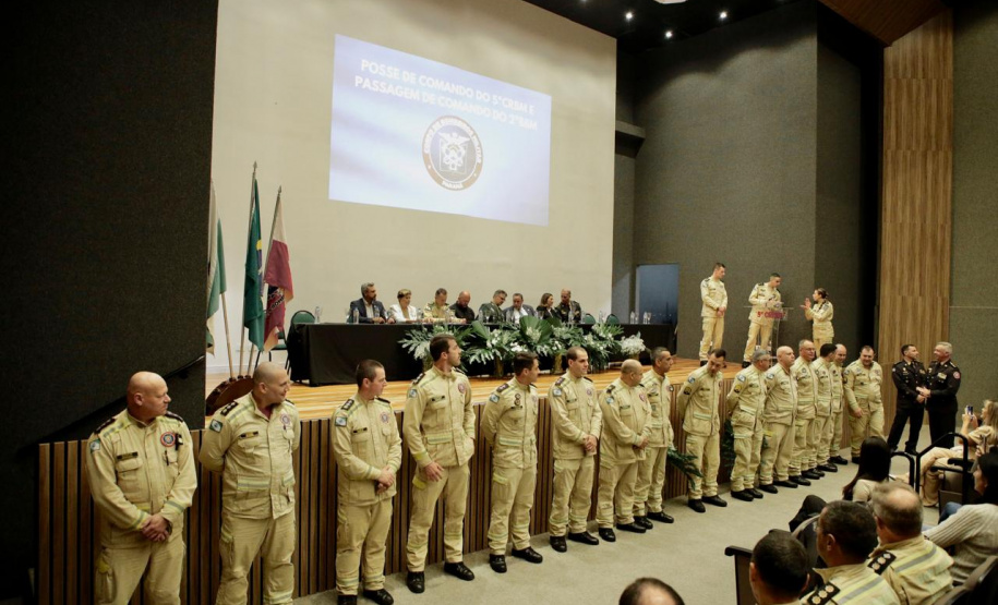 CBMPR Inaugura 5º CRBM e Passagem de comando do 2º BBM, em Ponta Grossa