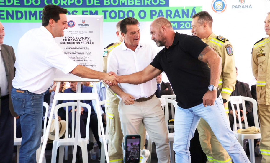 Investimento de R$ 12 milhões: Guarapuava ganha nova sede do Corpo de Bombeiros