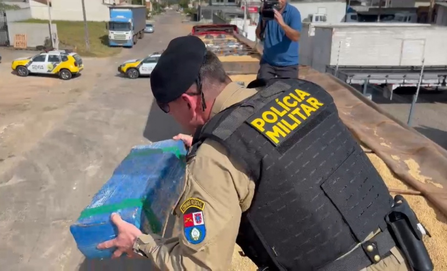 PMPR apreende mais de 3,4 toneladas de drogas em Ganchinho