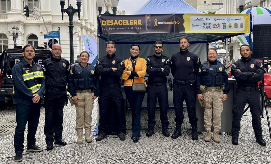 PCPR reforça orientações sobre trânsito seguro em mais de 15 ações no Maio Amarelo