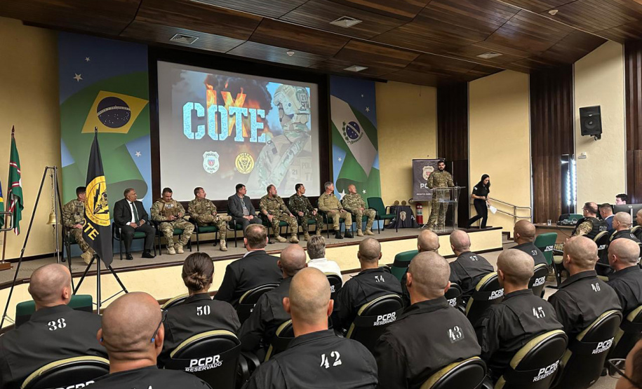 PCPR promove nova edição de curso que forma policiais para grupos de elite