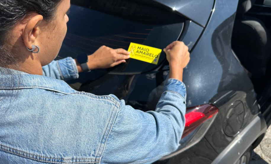 PPPR participa da campanha Maio Amarelo com ações de conscientização